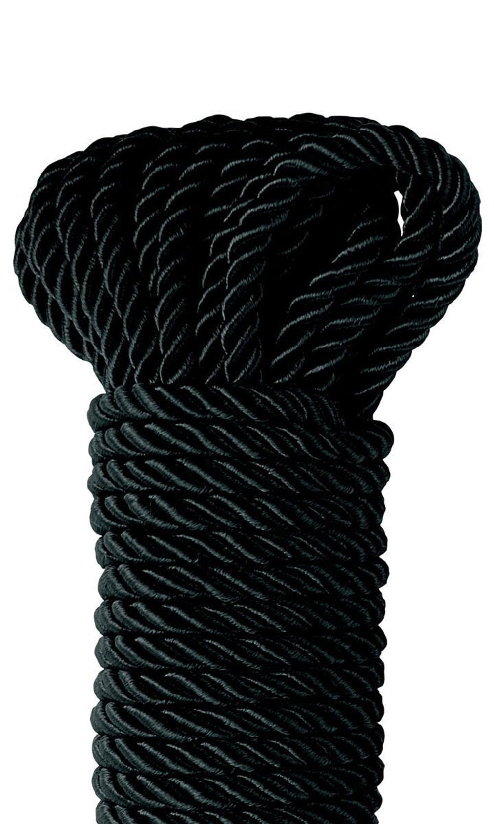 Черная веревка для фиксации Deluxe Silky Rope - 9,75 м. (Цвет: черный)