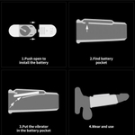 Насадка на пенис с вибрацией Spiral Knights Ring  (10*3,6) голубая