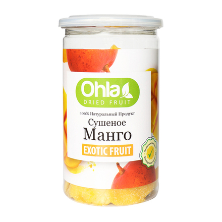 Натуральное сушеное манго Ohla, 400 г.