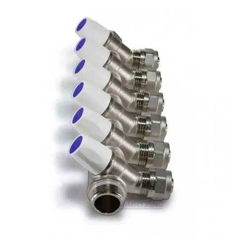Коллектор вентильный 3/4х16(2.0) на 6 выхода (MR135N-3/4-C-6) TIM