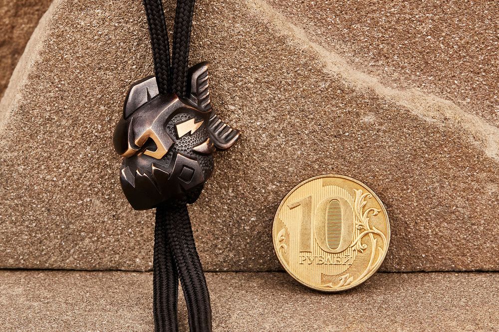 Бусина для темляка Пиранька (бронза) от мастерской Братьев Пешковых