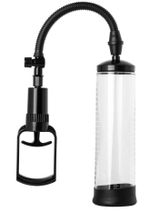 Чёрная вакуумная помпа с прозрачной колбой (Цвет: черный)