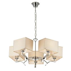 Citilux Эвора Квадро CL460251 Люстра с бежевыми абажурами