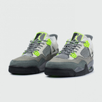 кроссовки Air Jordan 4 Retro Cool Grey / Volt