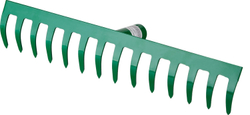РОСТОК 364 x 60 мм, 14 прямых зубцов, рабочая поверхность из стали, покрытие краска, без черенка, грабли (39610-14)
