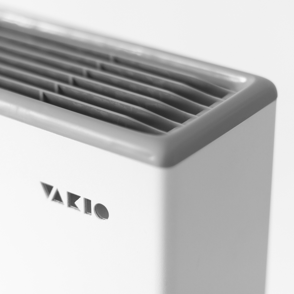 Рекуператор VAKIO WINDOW, приточно-вытяжной, белый - оптимальный баланс температуры и влажности