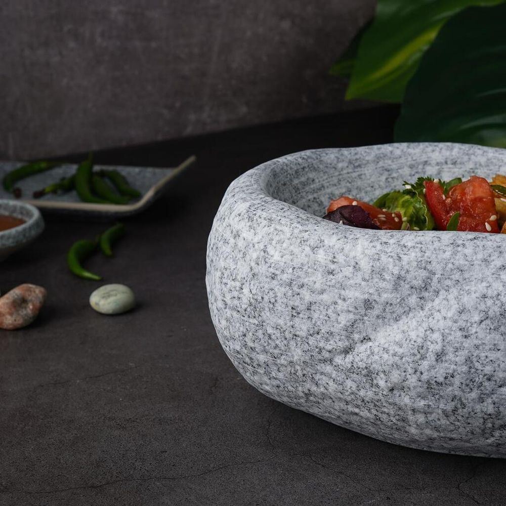 Салатник 650 мл 23*18,5 см h9 см Stone Untouched Taiga P.L. Proff Cuisine [1]