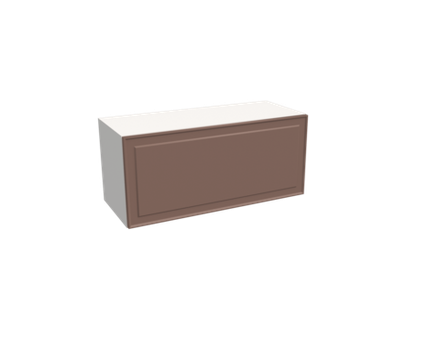 Кухня Модуль ШВГ 800 Белый / Пудрово-розовый