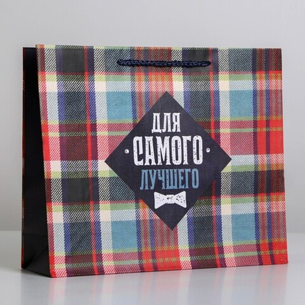 Пакет ламинированный For real man, ML 27 х 23 х 8 см