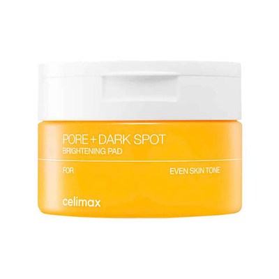 Celimax Pore+Dark Spot Brightening Pad 40pads Тонер-пэды для выравнивания тона и рельефа кожи 40 шт
