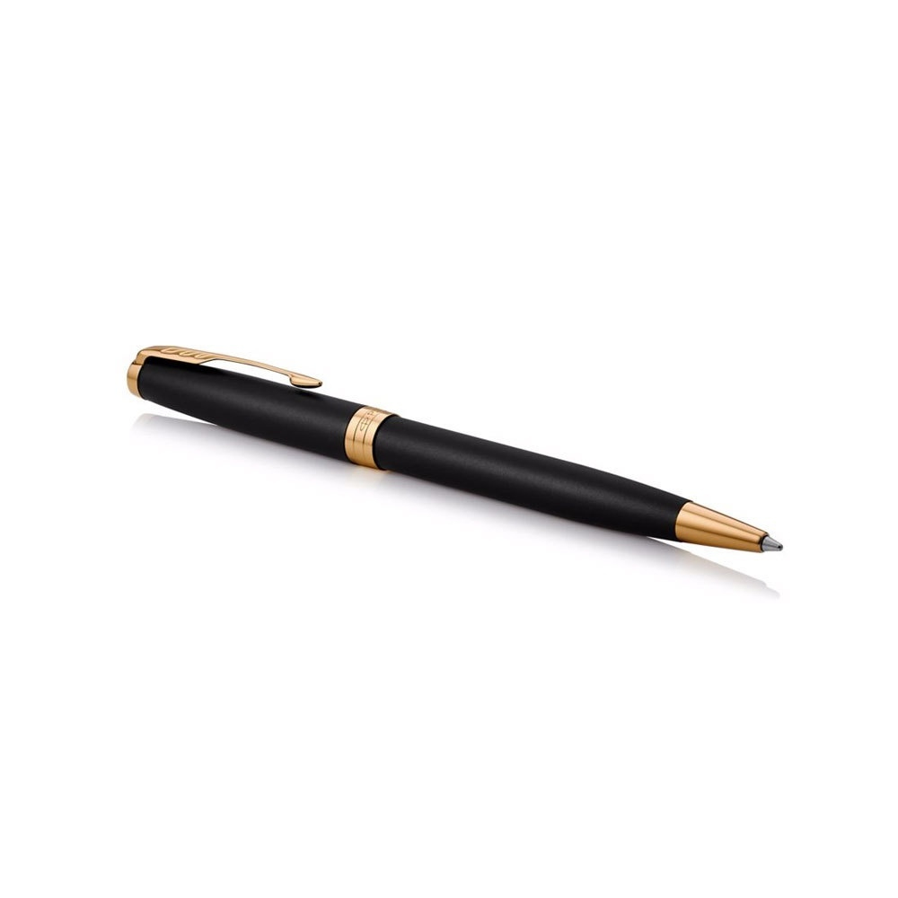 Набор с гравировкой: Ежедневник  и Шариковая ручка Parker Sonnet Black GT (черный)