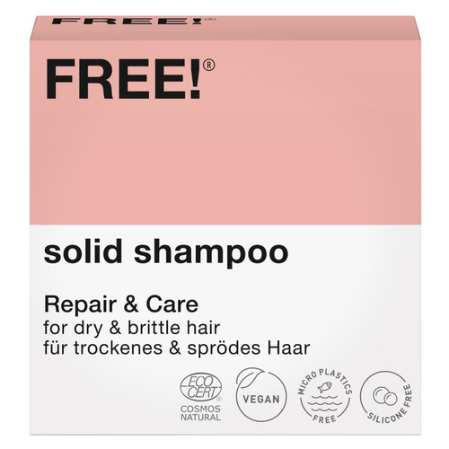 FREE! Твердый шампунь для восстановления и ухода., 50 гр