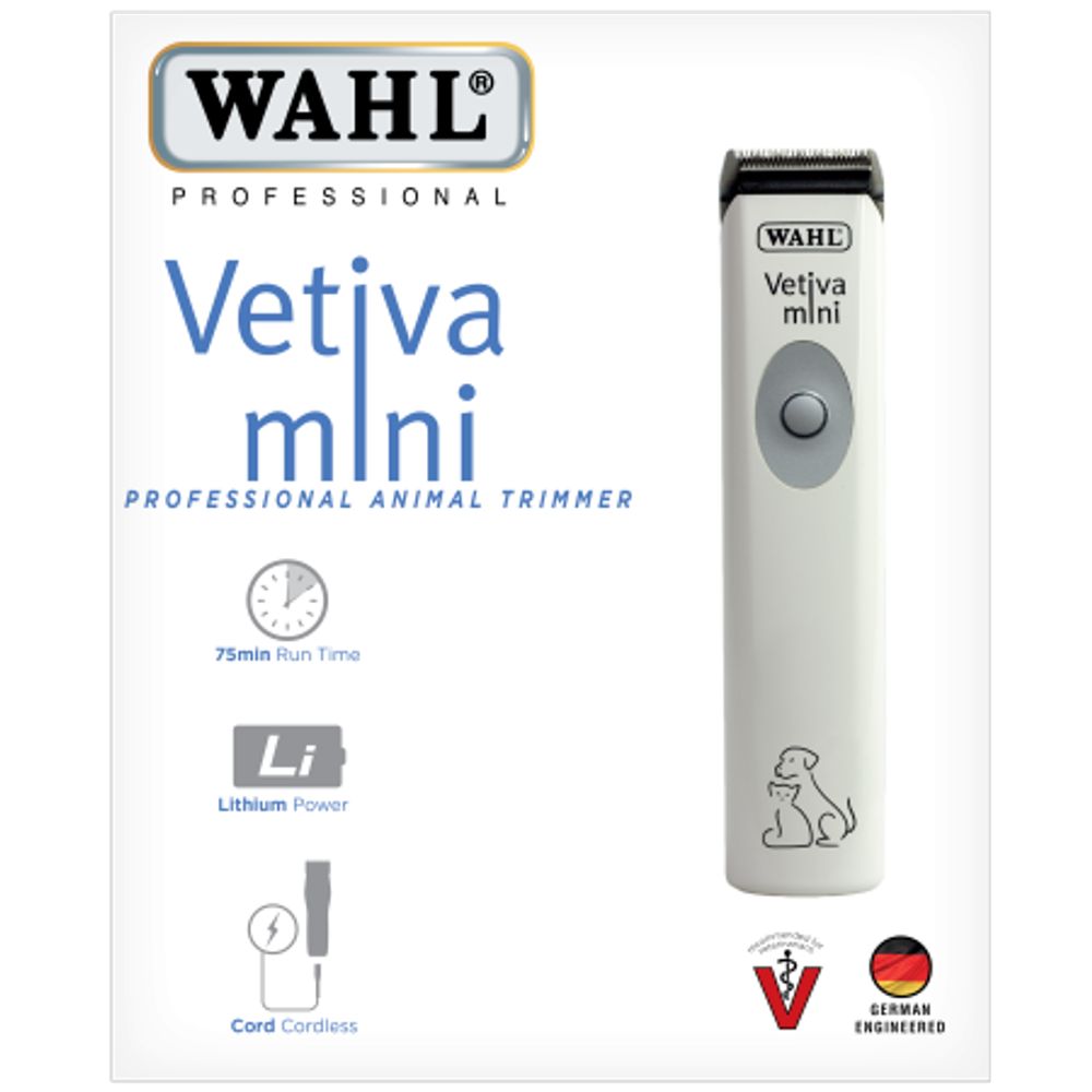 Триммер для стрижки животных Wahl Vetiva Mini, белый (1584-0481) - 3