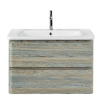 Тумба подвесная с керамической раковиной BelBagno ALBANO-CER-1050-2C-SO-PS