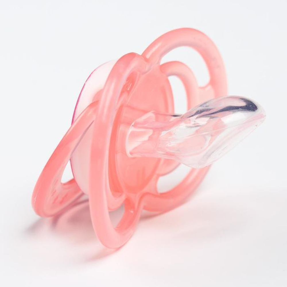 2825291 Пустышка силиконовая ортодонтическая, от 3 до 6 мес., цвет розовый