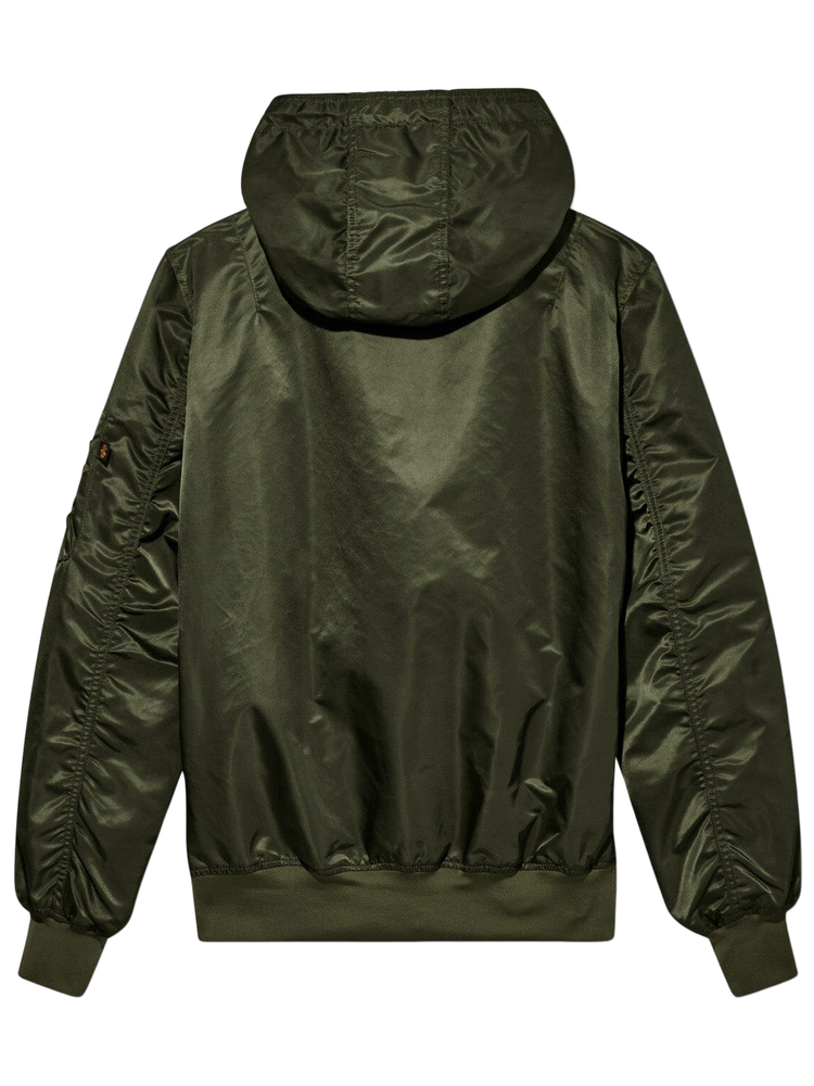 Бомбер Alpha Industries L-2B Hooded Gen II OG-107 Green