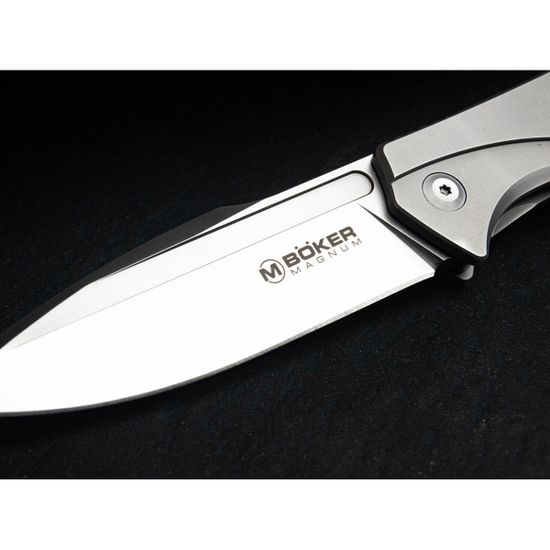 Складной нож Boker 01SC083 The Milled One c клинком из стали 7Cr17MoV, рукоять Stainless Steel