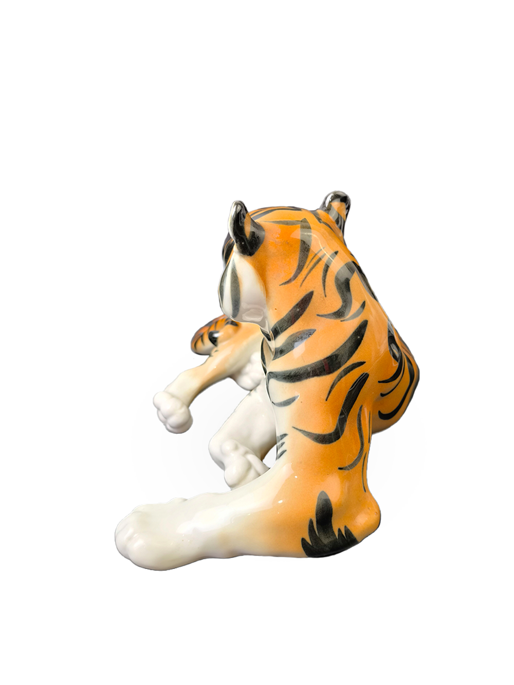 Фарфоровая статуэтка "Тигр" ЛФЗ, СССР, 1986-1991 гг.