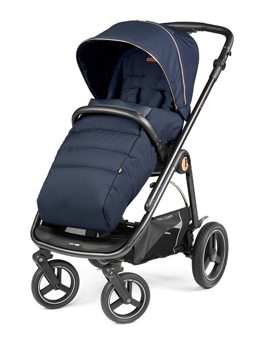 Коляска 3 в 1 Peg Perego Veloce TC Lounge Blue Shine