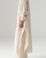 Платье-рубашка из батиста