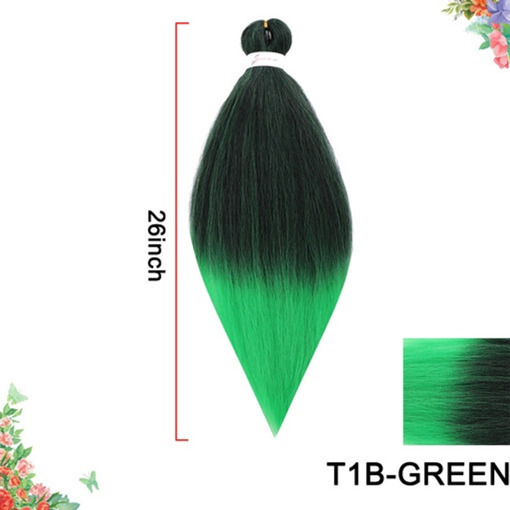 EASY BRAID 1B/Green 70 см, 95 гр