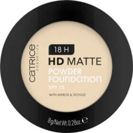 Пудра для лица CATRICE Foundation 18H HD Матовыйe 005N долговременный матирующий 8 g