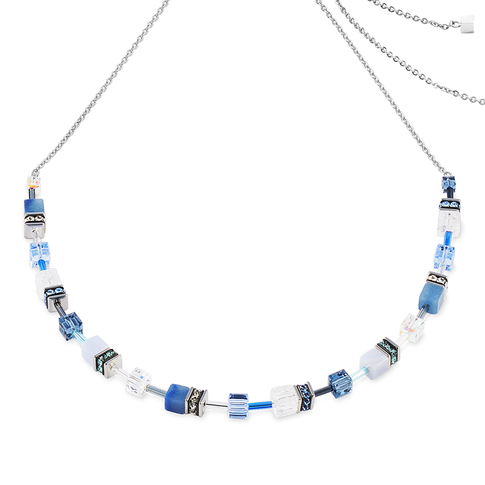Колье Coeur de Lion Blue-Silver 3035/10-0717