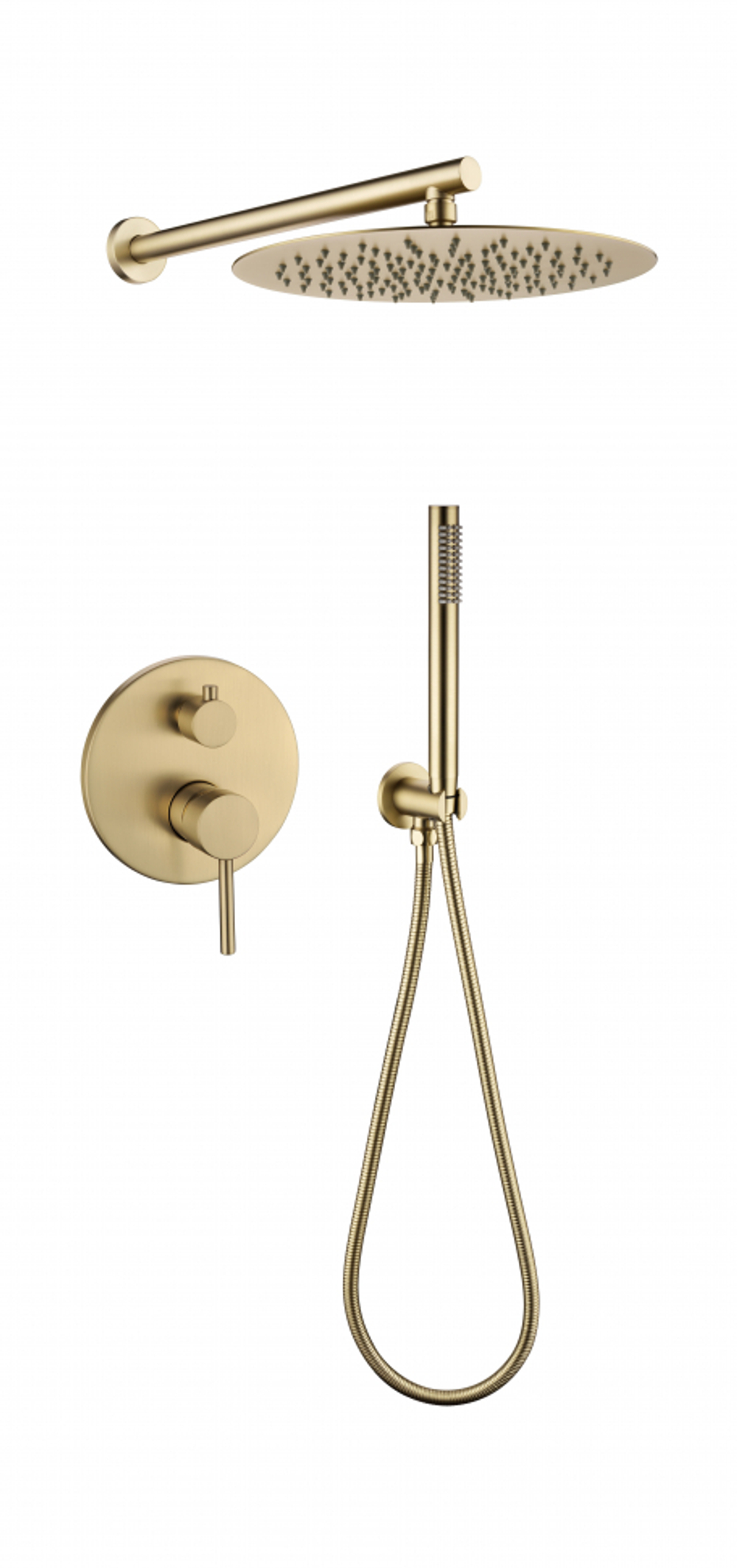 Душевая система скрытого монтажа Grocenberg GB5099MG-3 Матовое золото