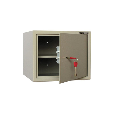Сейф мебельный BRABIX D-29m (в290*ш350*г300мм;9кг), ключ, крепл. к стене