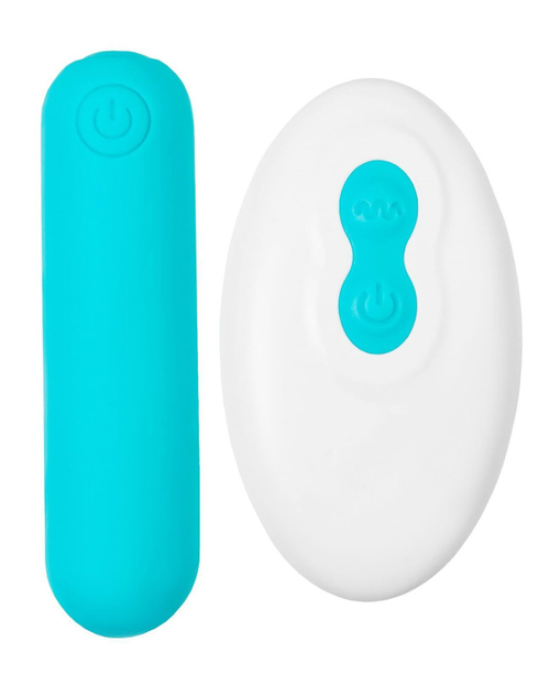 A-toys Tnim – голубая вибропуля с пультом ДУ, 10 режимов