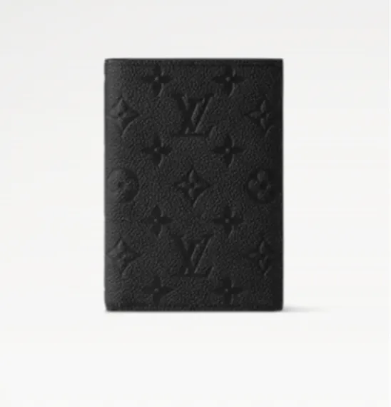 Обложка для паспорта Louis Vuitton Monogram Empreinte черный