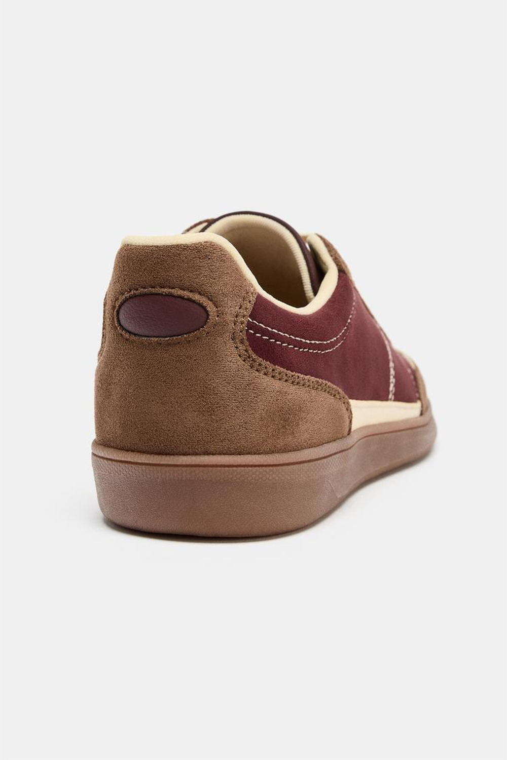 ZARA КРОССОВКИ, БУРГУНДИ