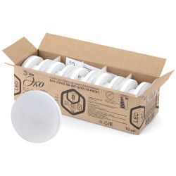 Лампочка светодиодная ЭРА RED LINE ECO LED GX-8W-827-GX53 (10-PACK) GX53 8Вт таблетка теплый белый свет | Лампы cветодиодные Плоские (GX)