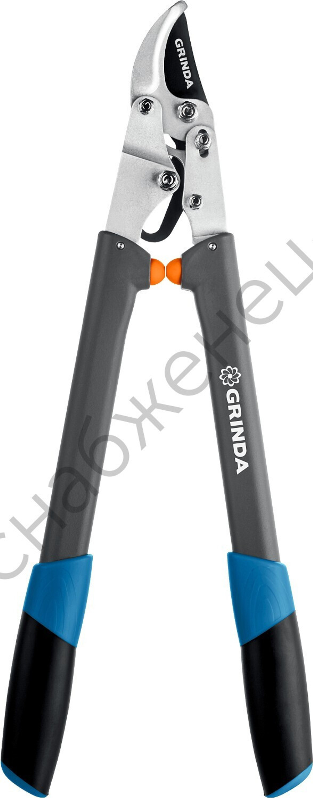 GRINDA C-520, длина 520 мм, лезвия из высокоуглеродистой стали, композитные рукоятки, плоскостной сучкорез, PROLine (424524)