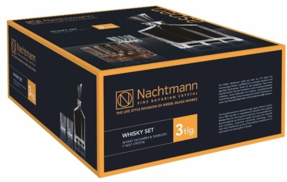 ASPEN - Набор 3 предмета (декантер + 2 стакана ) (set 3 pcs)