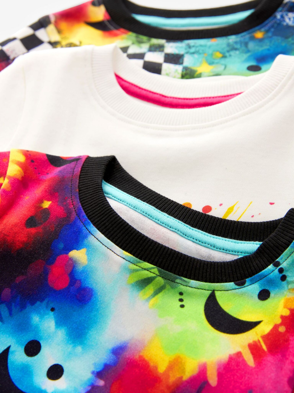 Пижама для мальчика Next K98-607, 3 шт., Черный, Молочный