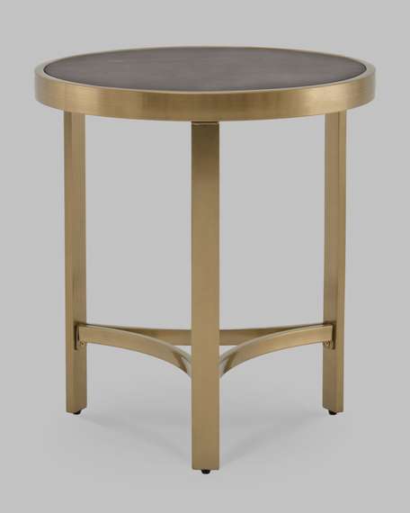 Журнальный столик Адриана 50*50 см серая керамика