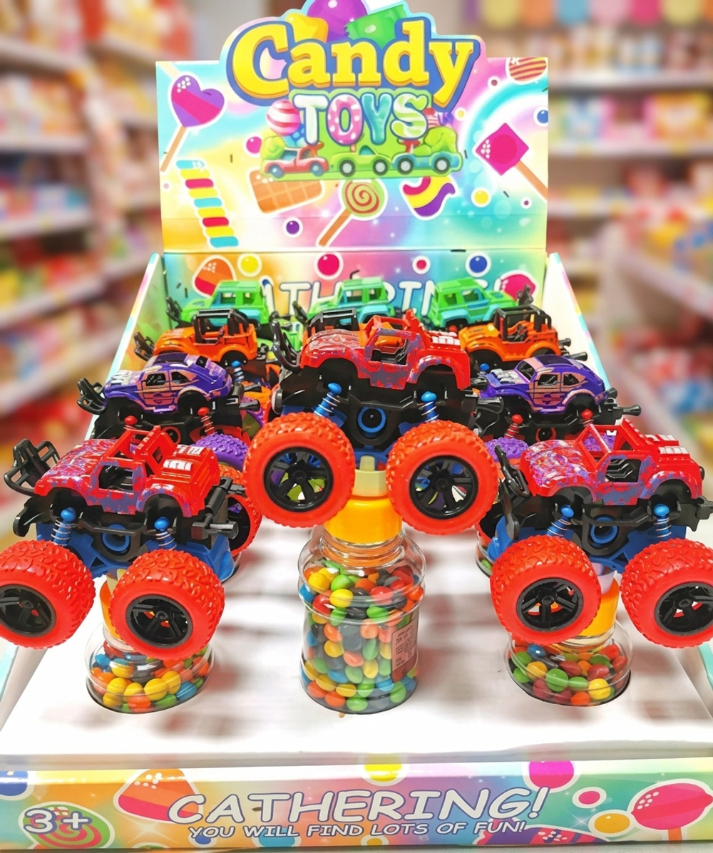 Жевательные конфеты с игрушкой "БАГГИ" 35 гр