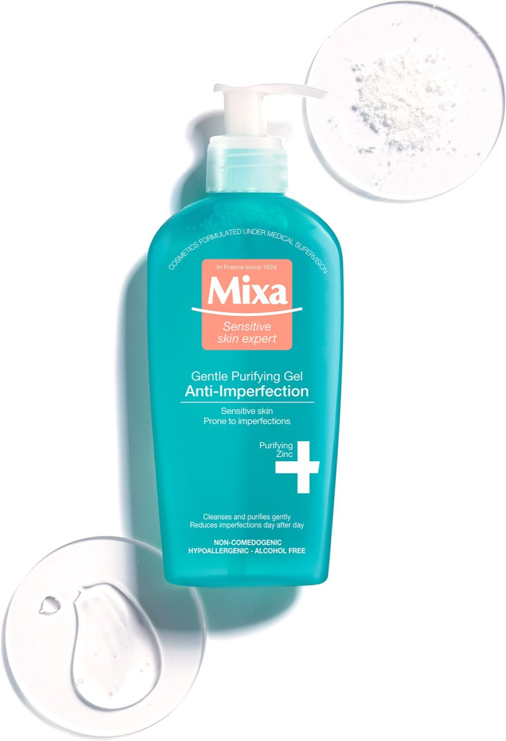 MIXA Anti-Imperfection - очищающий гель для лица без мыла /   200  ml  / GTIN 3600550807417