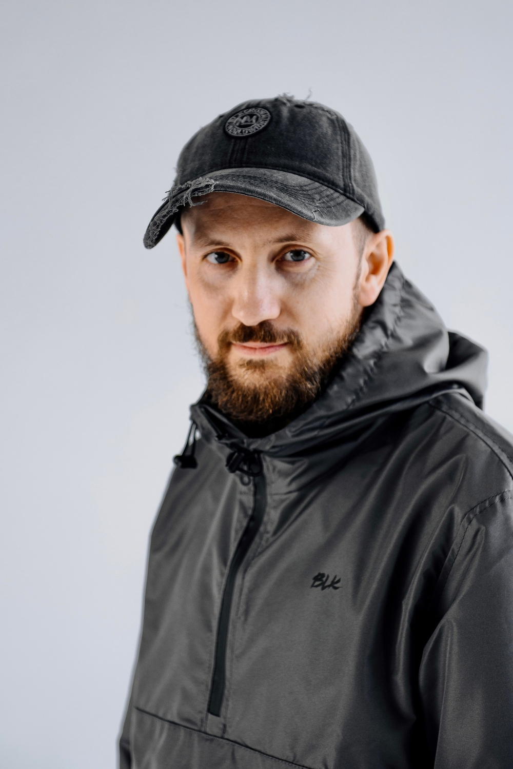 Кепка BLK CROWN Torn Серый