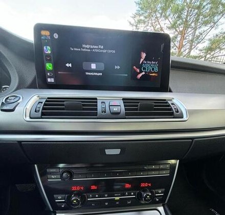 Магнитола для BMW 5 GT-серии F07 2012-2016 (NBT) - Teyes LUX ONE ROUND монитор 12.3" 2K QLED на Android 10, CarPlay, 4G SIM-слот