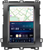 Магнитола для Lexus GX470 J120, Toyota Land Cruiser Prado 120 (климат на большом экране) - Carmedia SF-9796-2-FW вертикальный экран 9.7" в стиле "Тесла" на Android 12, ТОП процессор, 6Гб+128Гб, CarPlay, 4G SIM-слот