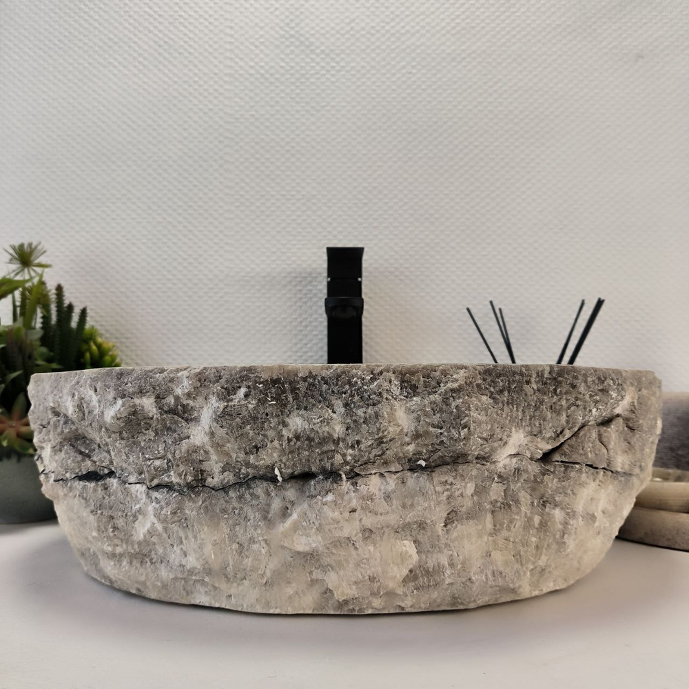 Раковина из оникса Erozy Grey EO-63182 51*41*15 0096