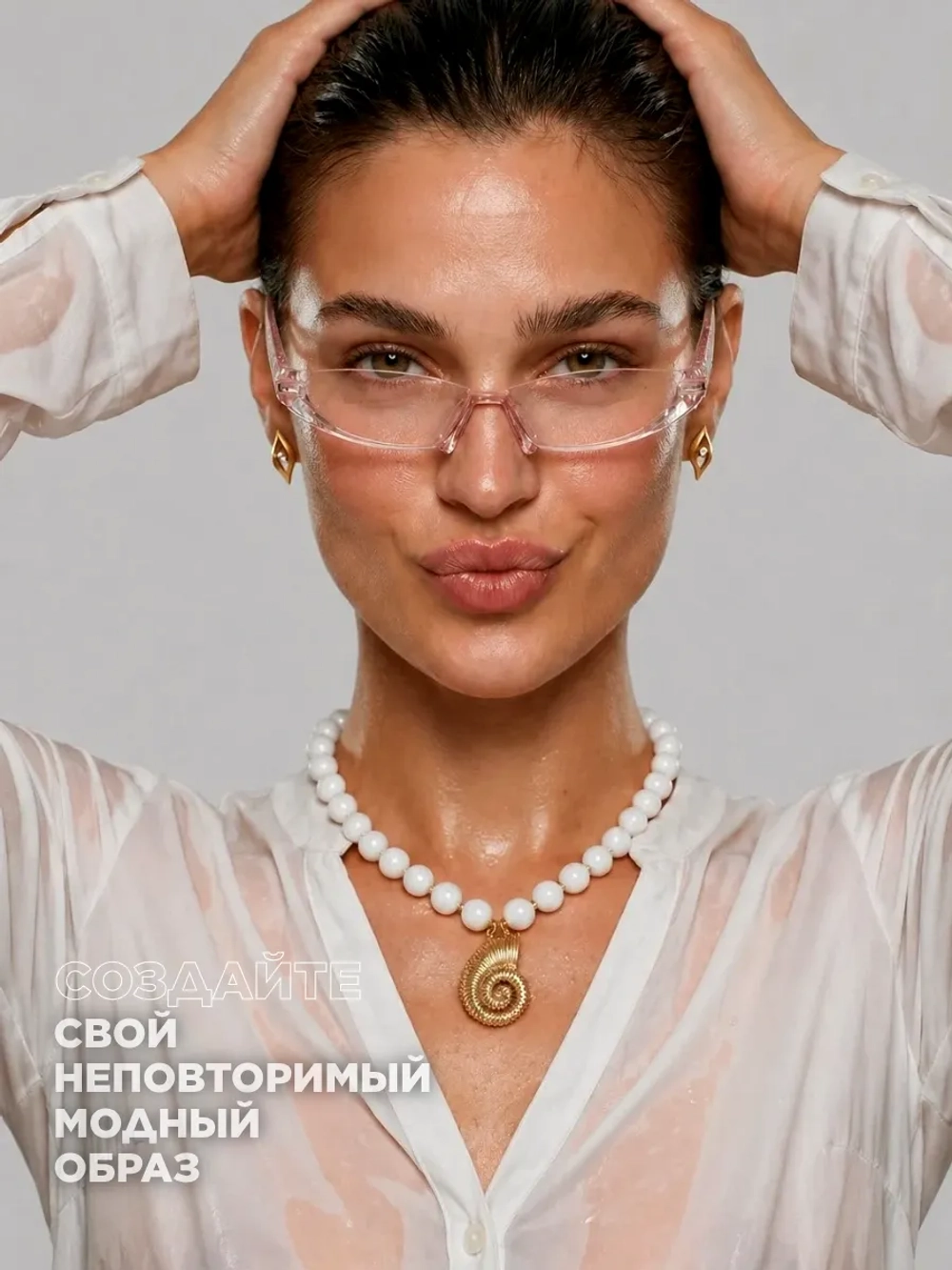 Колье из натуральных камней чокер летний ожерелье
