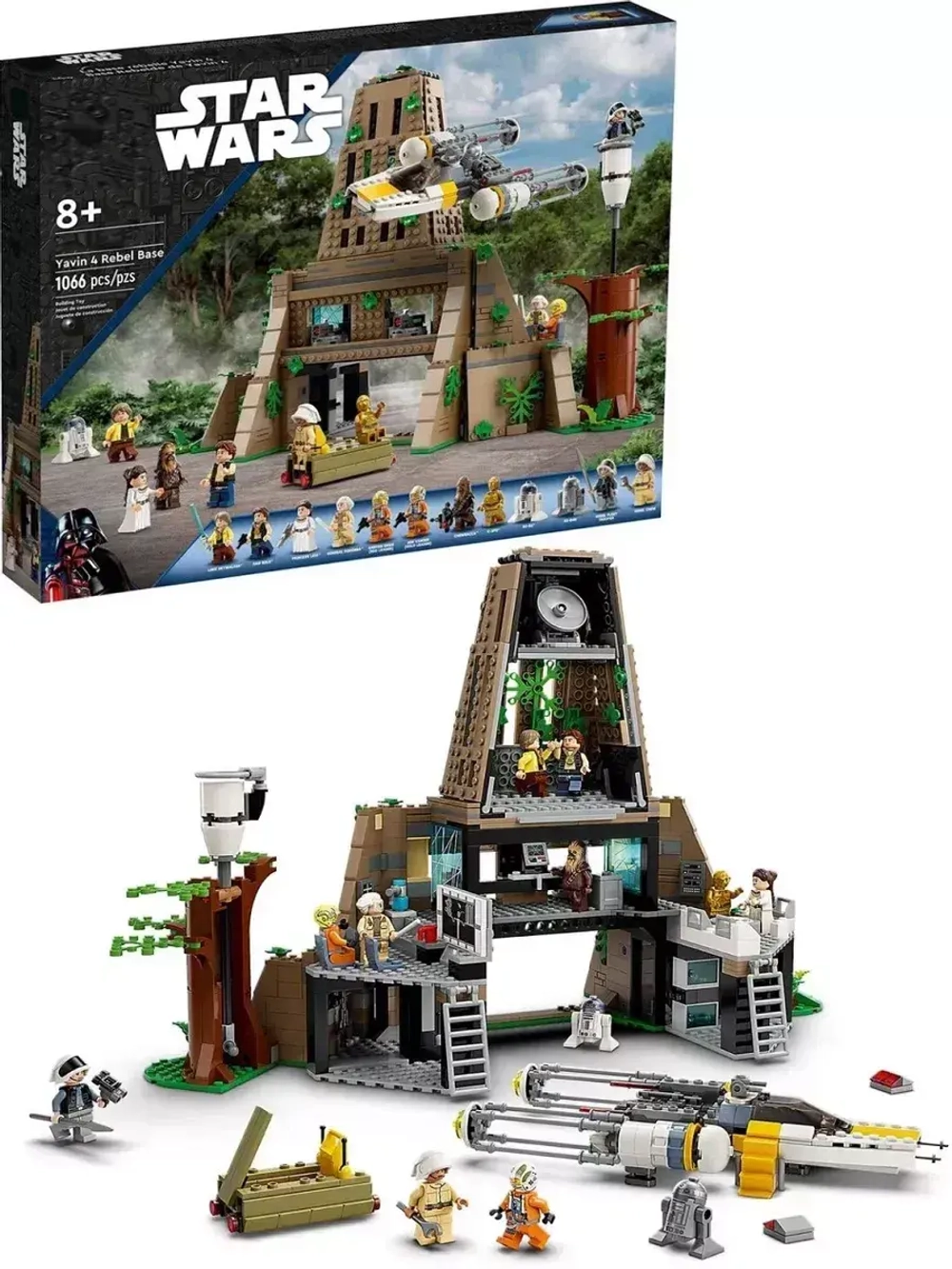Конструктор Star Wars База повстанцев Явин 4 1066 деталей