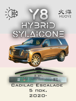 Щетки стеклоочистителя HUOYE Y8 600/600 мм на Cadilac Escalade | Push button