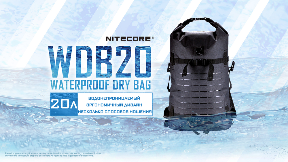 Nitecore WDB20 Waterproof Dry Bag 20L