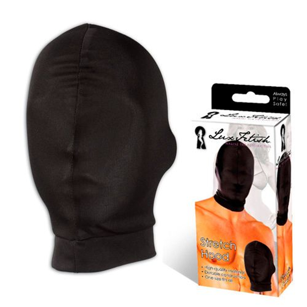 Глухая маска на лицо LUX FETISH