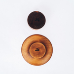 Деревянная кофейная чашка c блюдцем из дерева Сибирский кедр NC20