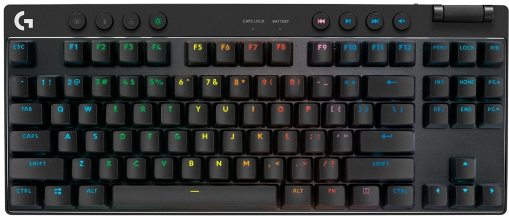 Клавиатура Logitech G Pro X TKL 920-012136 черный